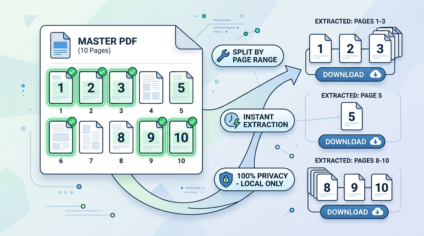 Visual Guide to Splitting Multi-Page PDF into Separate Individual Pages