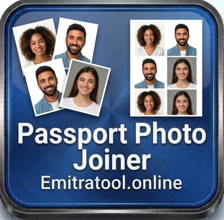 Passport Photo Combine Sheet
