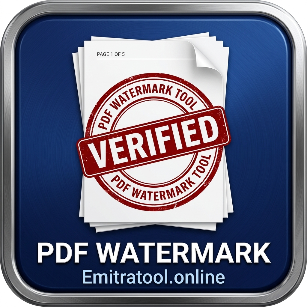 PDF Watermark & Page No.